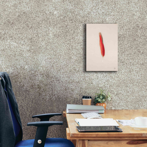 Image of 'Floating Feathers II' by Nathan Larson, Canvas Wall Art,12 x 18