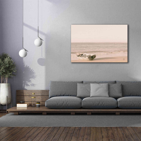 Image of 'Fishing Boat at Sunset' by Nathan Larson, Canvas Wall Art,60 x 40