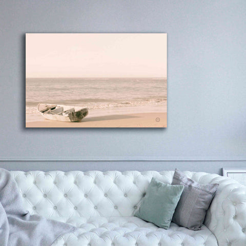 Image of 'Fishing Boat at Sunset' by Nathan Larson, Canvas Wall Art,60 x 40