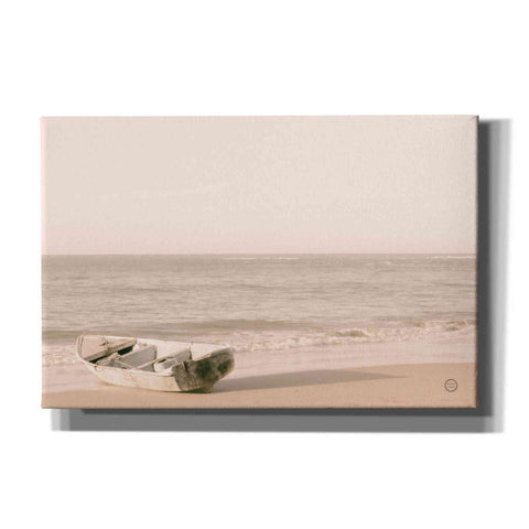 Image of 'Fishing Boat at Sunset' by Nathan Larson, Canvas Wall Art