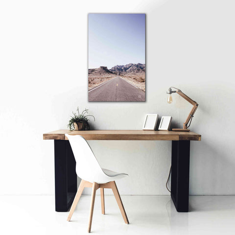 Image of 'Dusty Desert Dreams Road' by Nathan Larson, Canvas Wall Art,26 x 40