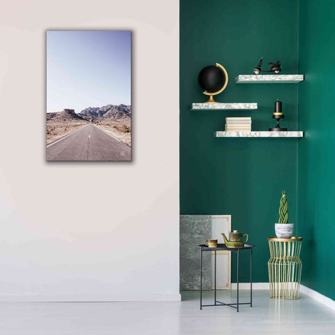 Image of 'Dusty Desert Dreams Road' by Nathan Larson, Canvas Wall Art,26 x 40