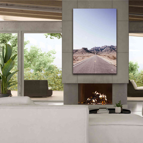 Image of 'Dusty Desert Dreams Road' by Nathan Larson, Canvas Wall Art,40 x 60