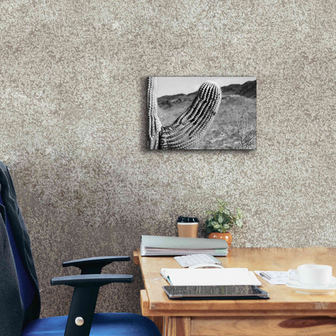 Image of 'Saguaro' by Nathan Larson, Canvas Wall Art,18 x 12