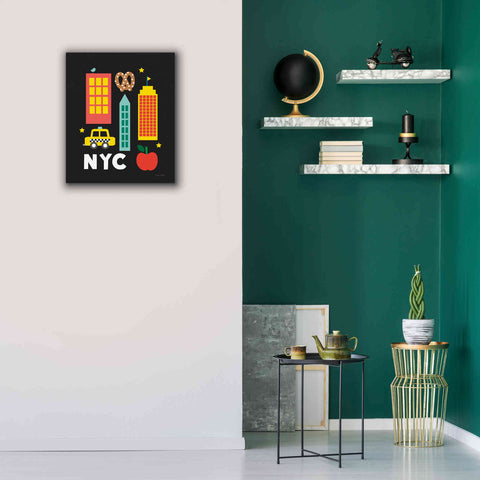 Image of 'City Fun NYC' by Ann Kelle Designs, Canvas Wall Art,20 x 24