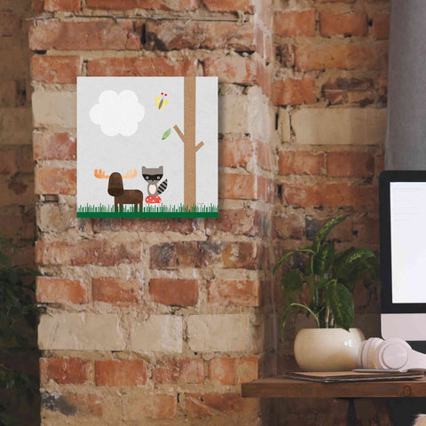 Image of 'Woodland Animals I' by Ann Kelle Designs, Canvas Wall Art,12 x 12