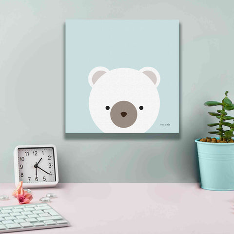 Image of 'Cuddly Bear' by Ann Kelle Designs, Canvas Wall Art,12 x 12