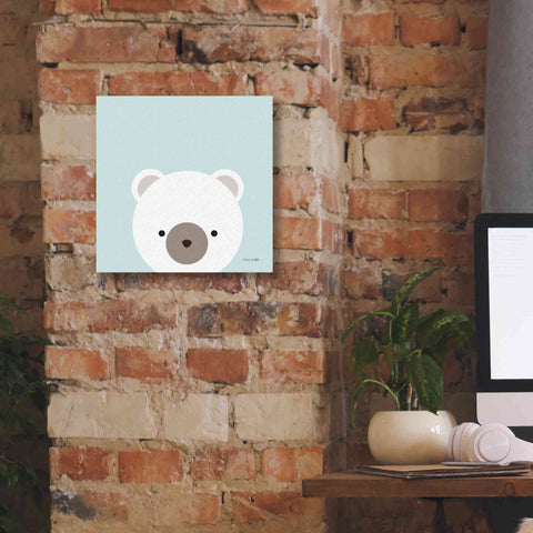 Image of 'Cuddly Bear' by Ann Kelle Designs, Canvas Wall Art,12 x 12