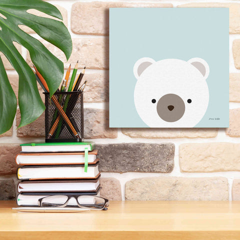 Image of 'Cuddly Bear' by Ann Kelle Designs, Canvas Wall Art,12 x 12