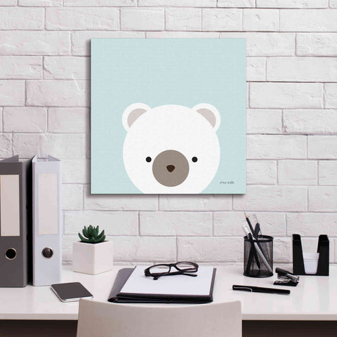 Image of 'Cuddly Bear' by Ann Kelle Designs, Canvas Wall Art,18 x 18