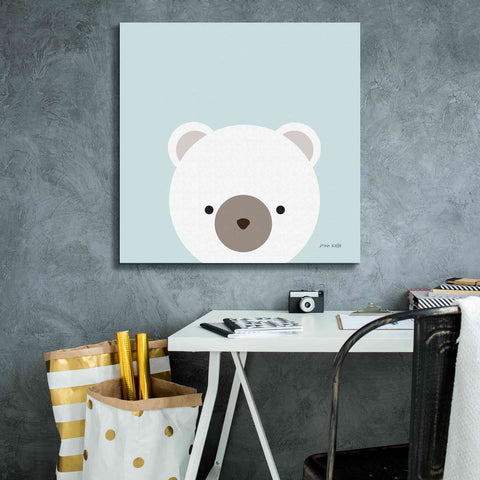 Image of 'Cuddly Bear' by Ann Kelle Designs, Canvas Wall Art,26 x 26