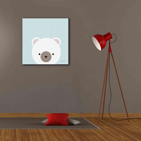 Image of 'Cuddly Bear' by Ann Kelle Designs, Canvas Wall Art,26 x 26