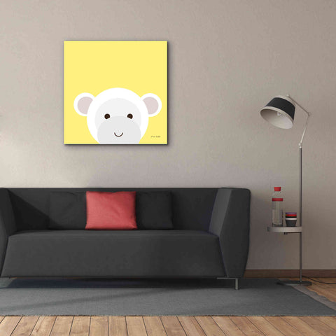 Image of 'Cuddly Monkey' by Ann Kelle Designs, Canvas Wall Art,37 x 37