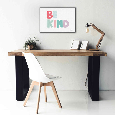 Image of 'Be Kind' by Ann Kelle Designs, Canvas Wall Art,26 x 18