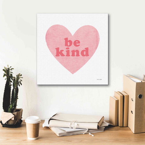 Image of 'Be Kind Heart' by Ann Kelle Designs, Canvas Wall Art,18 x 18