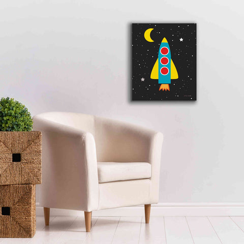 Image of 'Blast Off' by Ann Kelle Designs, Canvas Wall Art,20 x 24