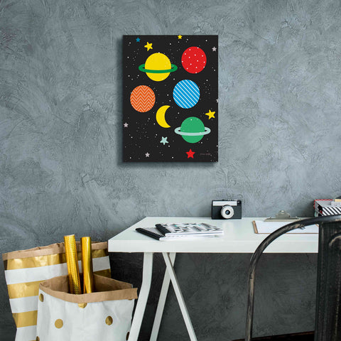 Image of 'Outer Space' by Ann Kelle Designs, Canvas Wall Art,12 x 16