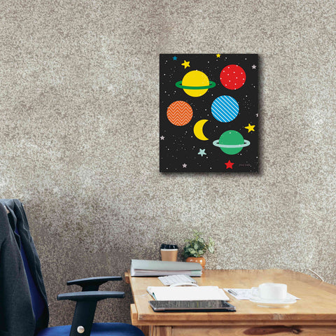 Image of 'Outer Space' by Ann Kelle Designs, Canvas Wall Art,20 x 24