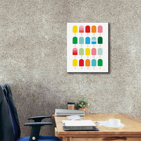 Image of 'Popcycle Fun' by Ann Kelle Designs, Canvas Wall Art,20 x 24