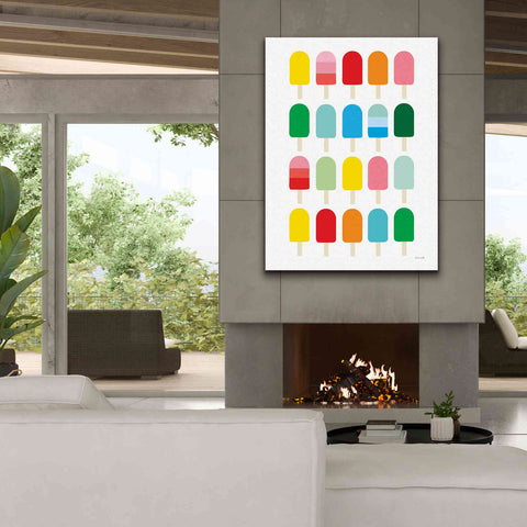 Image of 'Popcycle Fun' by Ann Kelle Designs, Canvas Wall Art,40 x 54