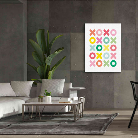 Image of 'Love You Lots' by Ann Kelle Designs, Canvas Wall Art,40 x 54