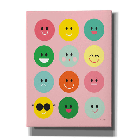 Image of 'Happy Circles' by Ann Kelle Designs, Canvas Wall Art,12x16x1.1x0,20x24x1.1x0,26x30x1.74x0,40x54x1.74x0