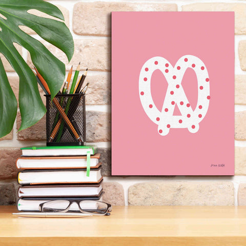 Image of 'Pretzel' by Ann Kelle Designs, Canvas Wall Art,12 x 16
