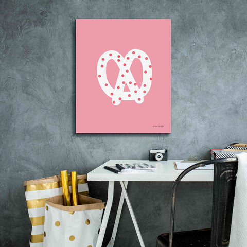 Image of 'Pretzel' by Ann Kelle Designs, Canvas Wall Art,20 x 24