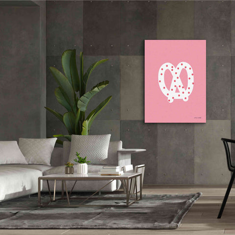 Image of 'Pretzel' by Ann Kelle Designs, Canvas Wall Art,40 x 54