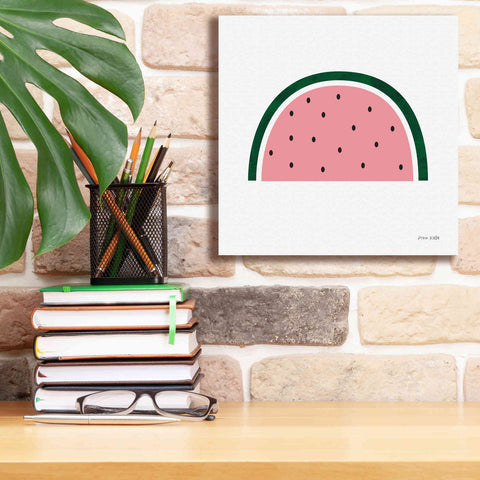 Image of 'Watermelon 2' by Ann Kelle Designs, Canvas Wall Art,12 x 12