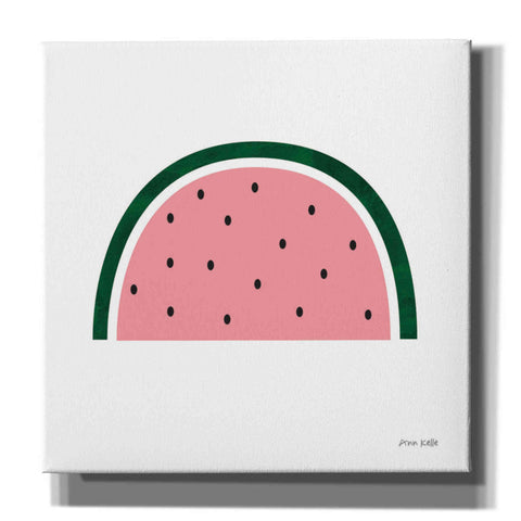 Image of 'Watermelon 2' by Ann Kelle Designs, Canvas Wall Art,12x12x1.1x0,18x18x1.1x0,26x26x1.74x0,37x37x1.74x0