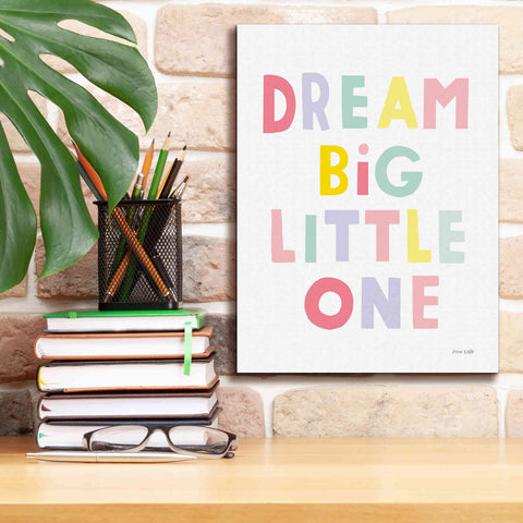 Image of 'Dream Big Little One' by Ann Kelle Designs, Canvas Wall Art,12 x 16