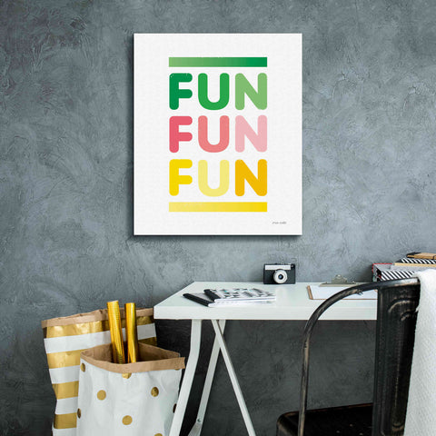 Image of 'Fun' by Ann Kelle Designs, Canvas Wall Art,20 x 24