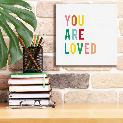 Image of 'You are Loved' by Ann Kelle Designs, Canvas Wall Art,12 x 12