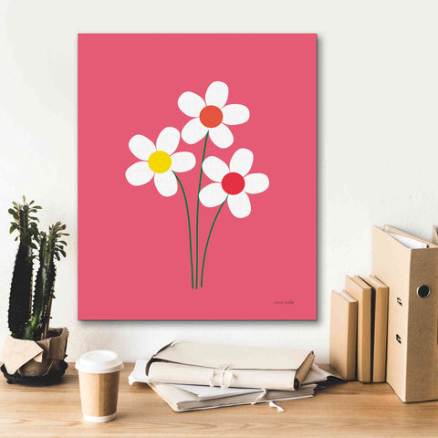 Image of 'Daisies I' by Ann Kelle Designs, Canvas Wall Art,20 x 24