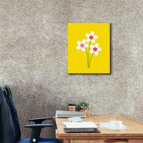Image of 'Daisies II' by Ann Kelle Designs, Canvas Wall Art,20 x 24