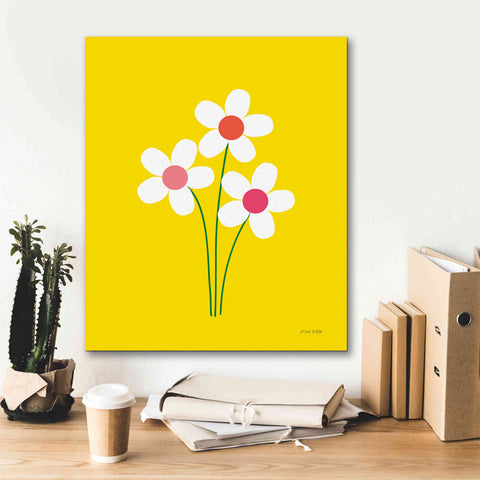 Image of 'Daisies II' by Ann Kelle Designs, Canvas Wall Art,20 x 24