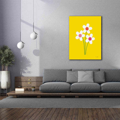 Image of 'Daisies II' by Ann Kelle Designs, Canvas Wall Art,40 x 54