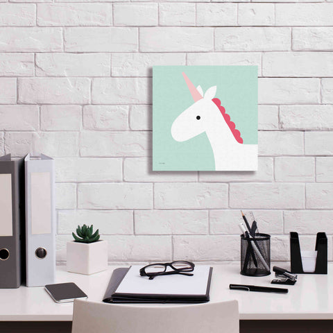 Image of 'Unicorn' by Ann Kelle Designs, Canvas Wall Art,12 x 12
