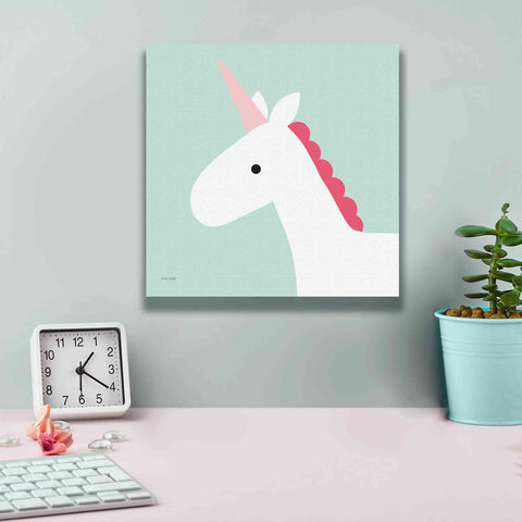 Image of 'Unicorn' by Ann Kelle Designs, Canvas Wall Art,12 x 12