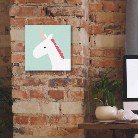 Image of 'Unicorn' by Ann Kelle Designs, Canvas Wall Art,12 x 12