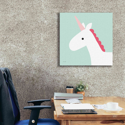 Image of 'Unicorn' by Ann Kelle Designs, Canvas Wall Art,26 x 26