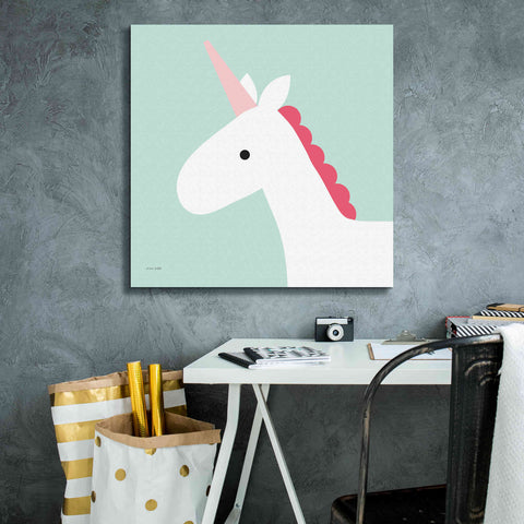 Image of 'Unicorn' by Ann Kelle Designs, Canvas Wall Art,26 x 26