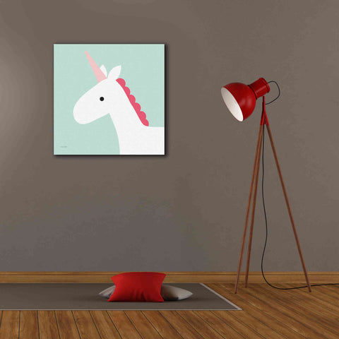 Image of 'Unicorn' by Ann Kelle Designs, Canvas Wall Art,26 x 26
