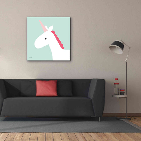 Image of 'Unicorn' by Ann Kelle Designs, Canvas Wall Art,37 x 37