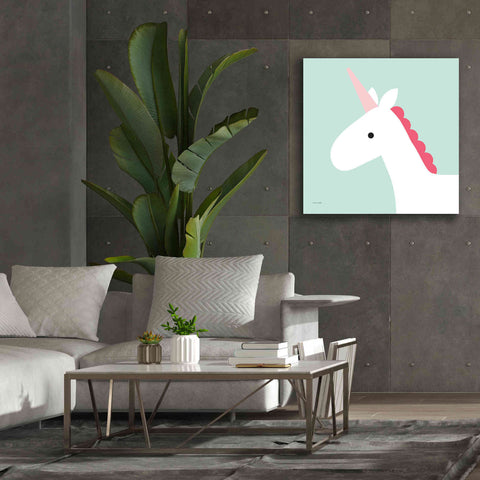 Image of 'Unicorn' by Ann Kelle Designs, Canvas Wall Art,37 x 37