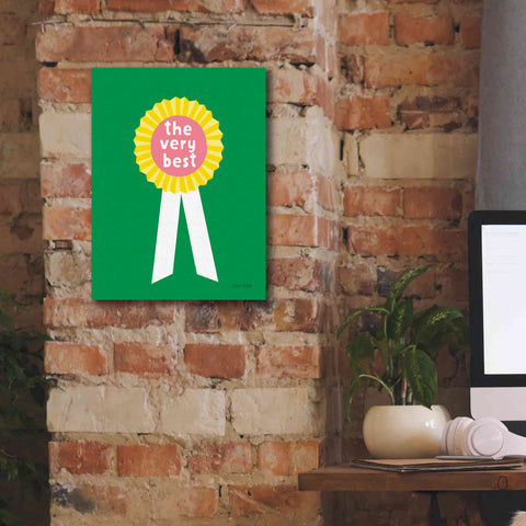 Image of 'Very Best Award' by Ann Kelle Designs, Canvas Wall Art,12 x 16
