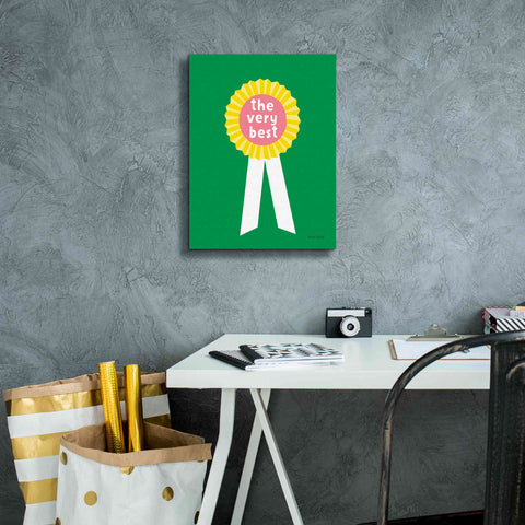 Image of 'Very Best Award' by Ann Kelle Designs, Canvas Wall Art,12 x 16