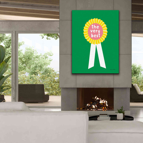 Image of 'Very Best Award' by Ann Kelle Designs, Canvas Wall Art,40 x 54