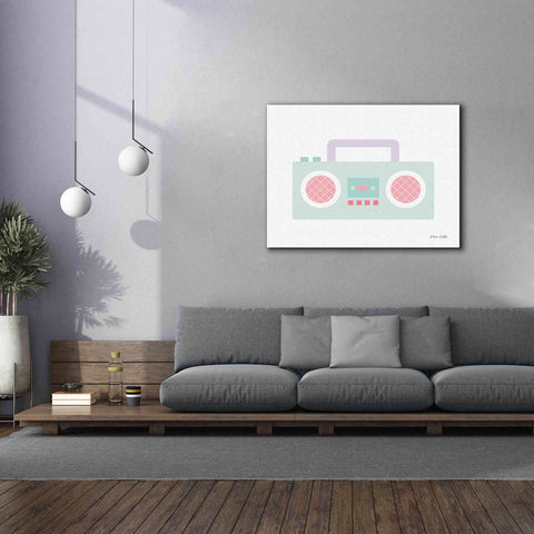 Image of 'Boombox' by Ann Kelle Designs, Canvas Wall Art,54 x 40